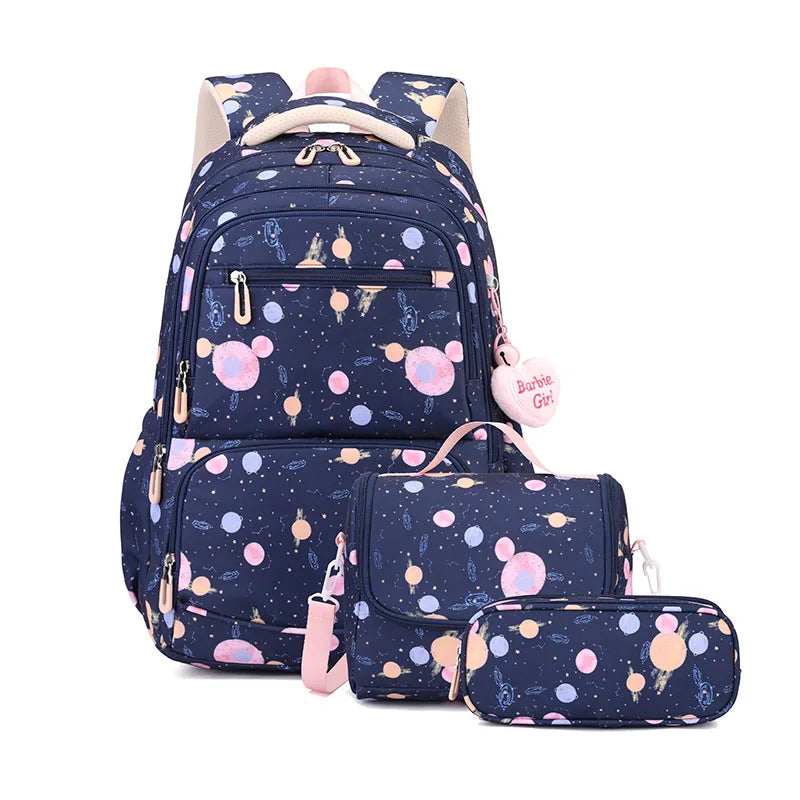 Child Girl Backpacks Primary Junior High School Bags for Girls Children Kids Bookbag Backpack 2025 Back to School Girl Schoolbag