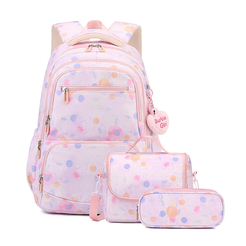 Child Girl Backpacks Primary Junior High School Bags for Girls Children Kids Bookbag Backpack 2025 Back to School Girl Schoolbag
