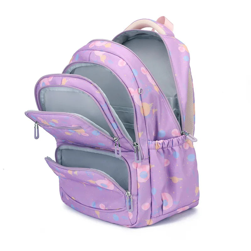 Child Girl Backpacks Primary Junior High School Bags for Girls Children Kids Bookbag Backpack 2025 Back to School Girl Schoolbag