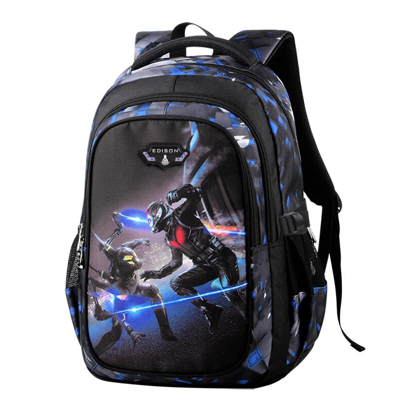 Top Quality Orthopedic Boys School Bags Football Pattern Backpacks Children Kids Satchels Boys Shoulder School Bag Kids Packsack