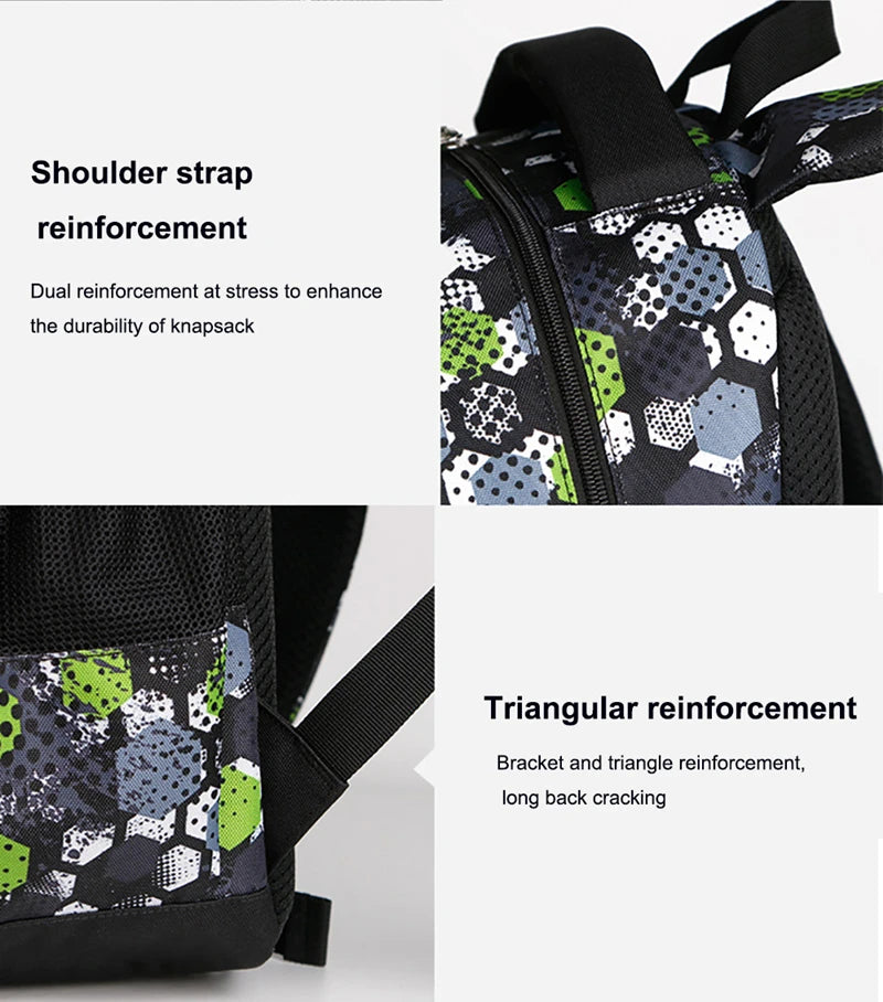 Top Quality Orthopedic Boys School Bags Football Pattern Backpacks Children Kids Satchels Boys Shoulder School Bag Kids Packsack
