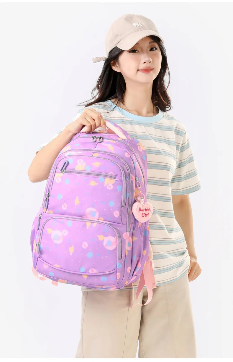 Child Girl Backpacks Primary Junior High School Bags for Girls Children Kids Bookbag Backpack 2025 Back to School Girl Schoolbag