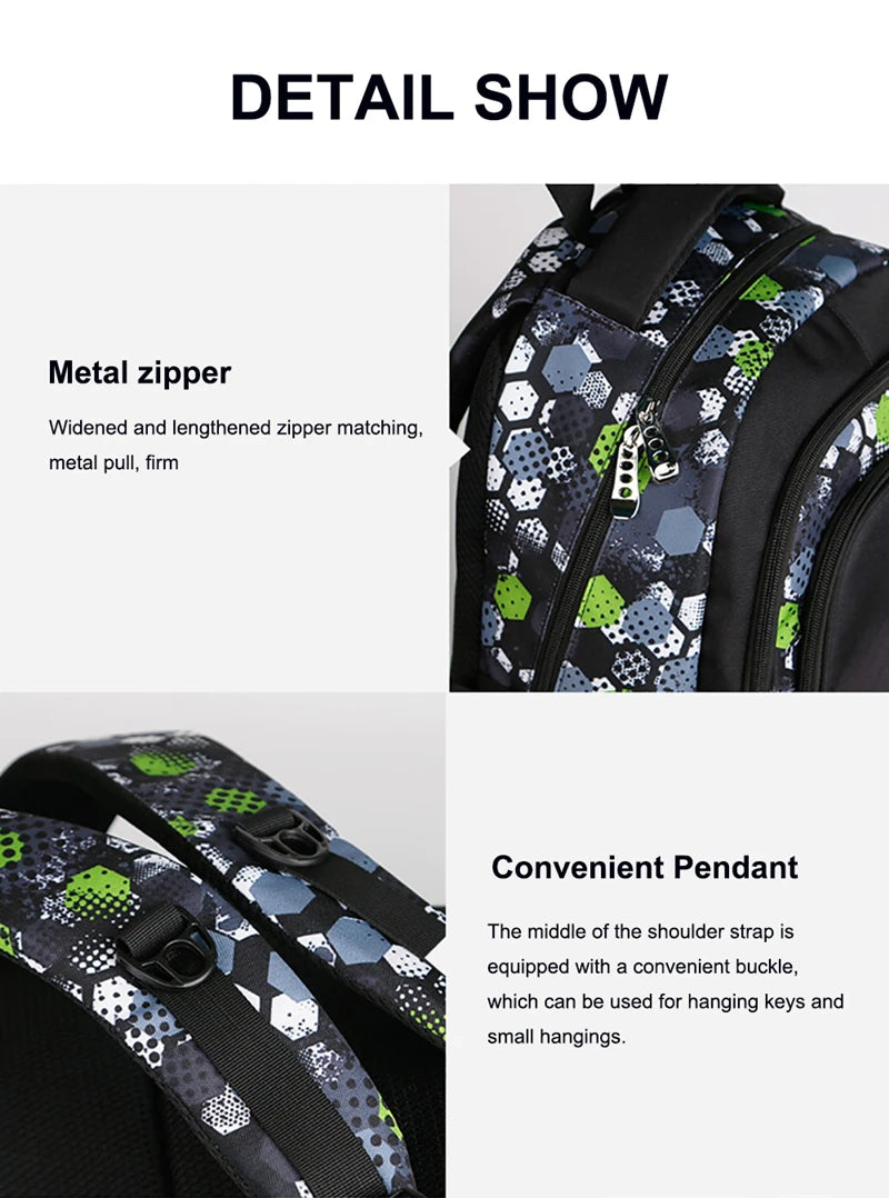 Top Quality Orthopedic Boys School Bags Football Pattern Backpacks Children Kids Satchels Boys Shoulder School Bag Kids Packsack