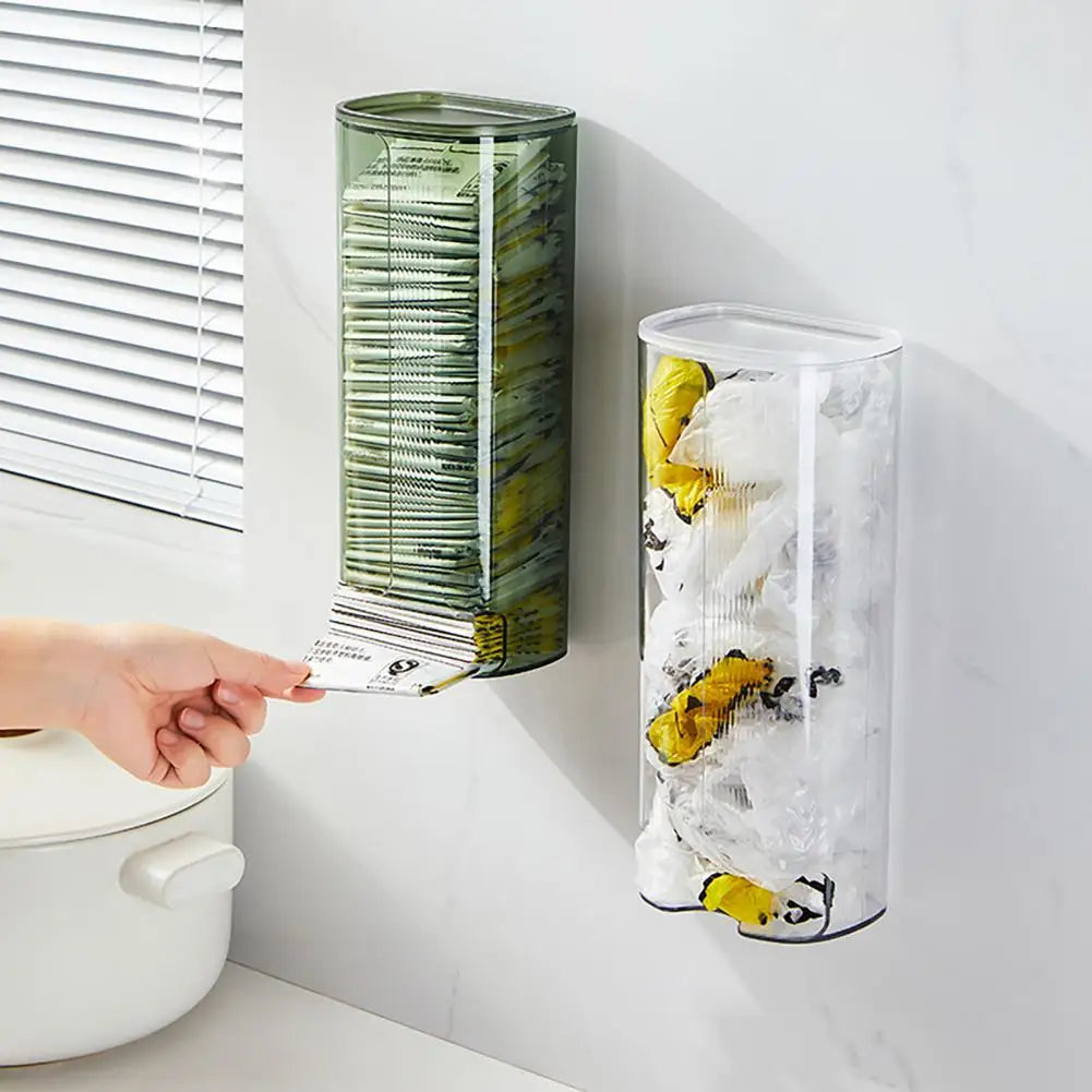 Wall-mounted Sock Organizer Capacity Wall Mount Storage Box Visible Dustproof Organizer for Socks Panties Underwear Storage Box