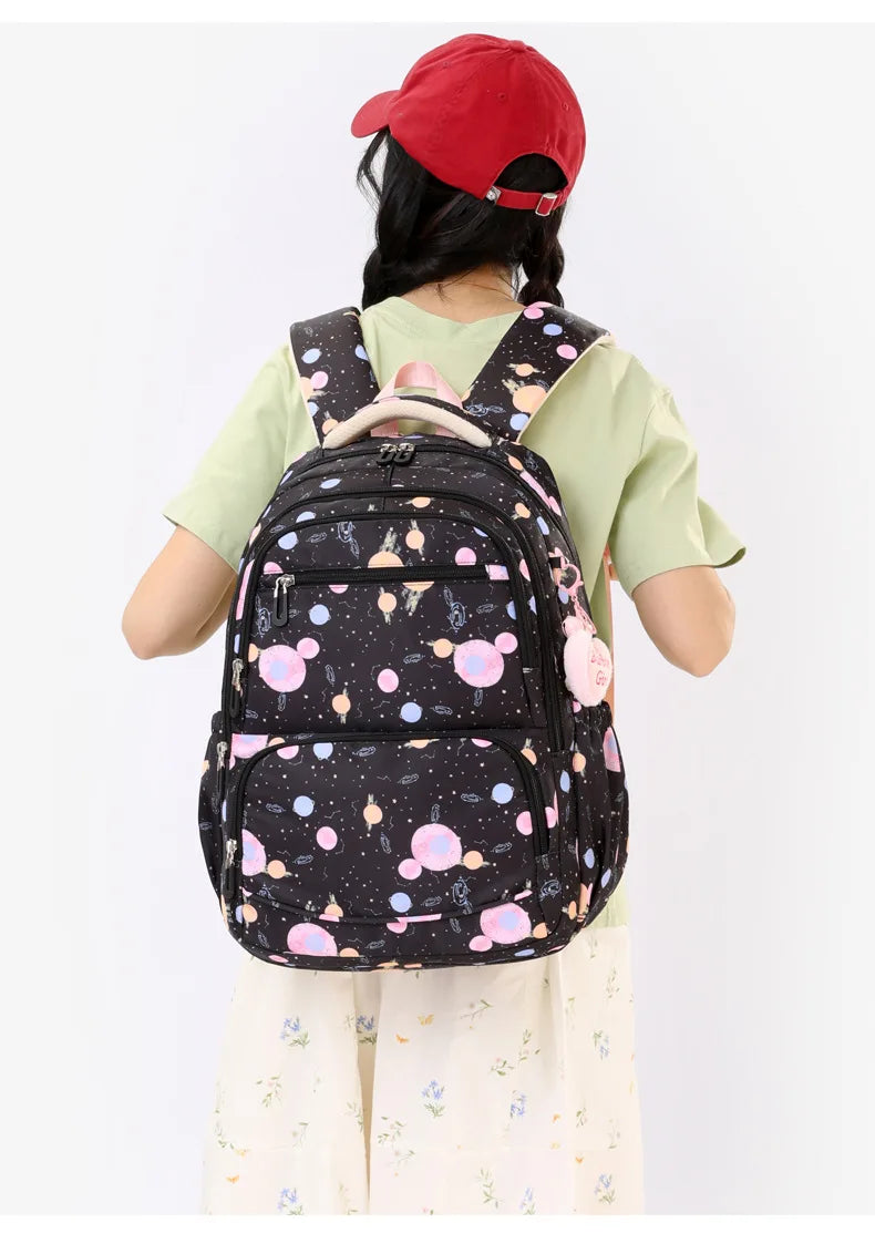 Child Girl Backpacks Primary Junior High School Bags for Girls Children Kids Bookbag Backpack 2025 Back to School Girl Schoolbag