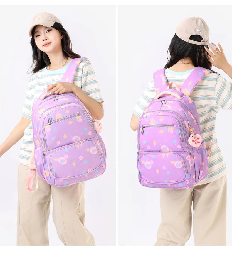 Child Girl Backpacks Primary Junior High School Bags for Girls Children Kids Bookbag Backpack 2025 Back to School Girl Schoolbag