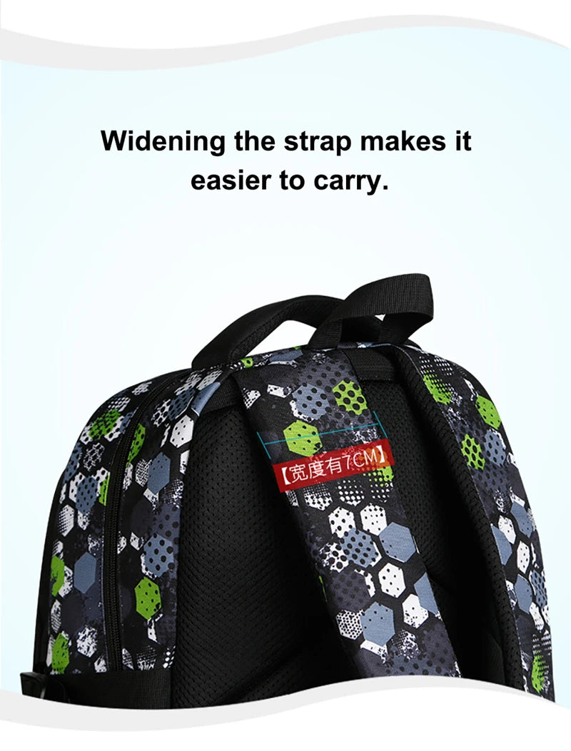 Top Quality Orthopedic Boys School Bags Football Pattern Backpacks Children Kids Satchels Boys Shoulder School Bag Kids Packsack