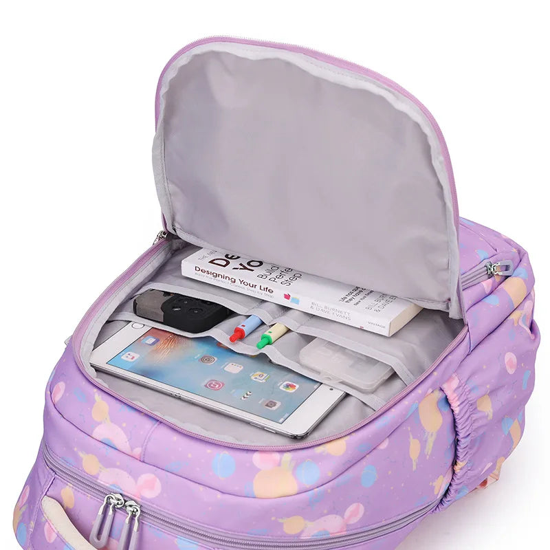 Child Girl Backpacks Primary Junior High School Bags for Girls Children Kids Bookbag Backpack 2025 Back to School Girl Schoolbag