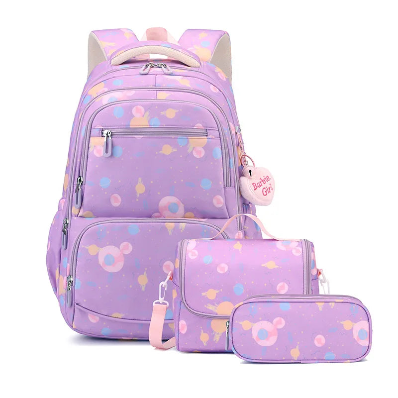 Child Girl Backpacks Primary Junior High School Bags for Girls Children Kids Bookbag Backpack 2025 Back to School Girl Schoolbag
