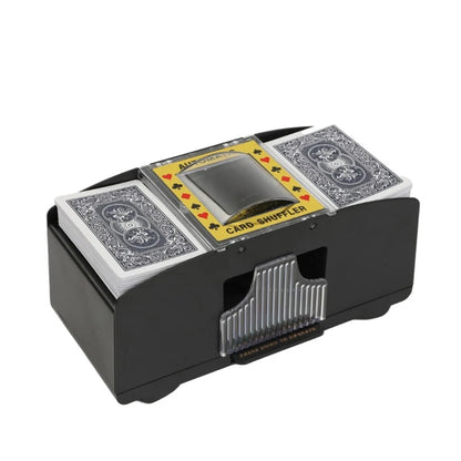 New Automatic Poker Card Shuffler Board Games Battery Operated Playing Cards Shuffle 2 Deck Automatic Hand Crank