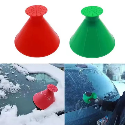 1PC Cleaning Tool Windshield Snow Remove Shovel Winter Auto Car Magic Window Windshield Auto Ice Scrape Funnel Cleaning Tool