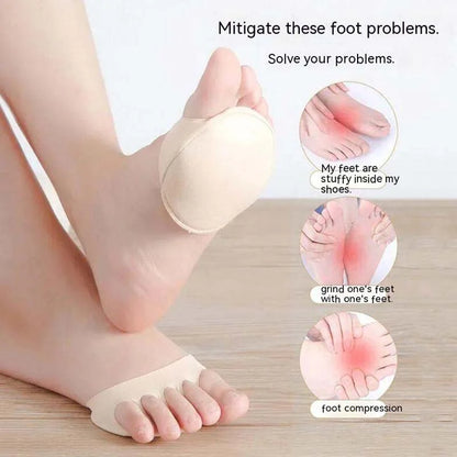 Metatarsal Pads Forefoot Pad Sponge Heel Cushion for Feet Pain Relief Women Shoe Inserts Inner Soles Foot Care Products Socks