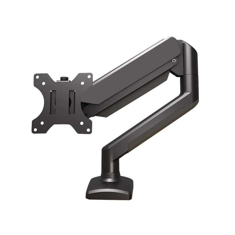 Adjustable PC Monitor Hanging Holder Desktop Computer 17-32 Inches Screen Stand Bracket Lifting Arm Clamp Grommet Mounting Base