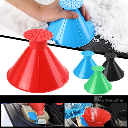 1PC Cleaning Tool Windshield Snow Remove Shovel Winter Auto Car Magic Window Windshield Auto Ice Scrape Funnel Cleaning Tool