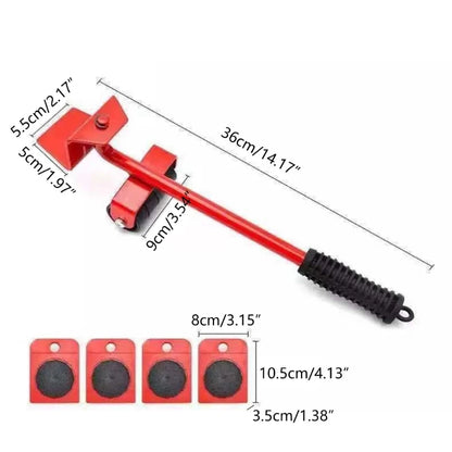 Furniture Lifter Mover-Slider-Move-Roller with 360 Degree Rotatable Pad for Sofa