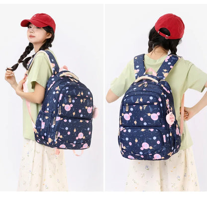 Child Girl Backpacks Primary Junior High School Bags for Girls Children Kids Bookbag Backpack 2025 Back to School Girl Schoolbag