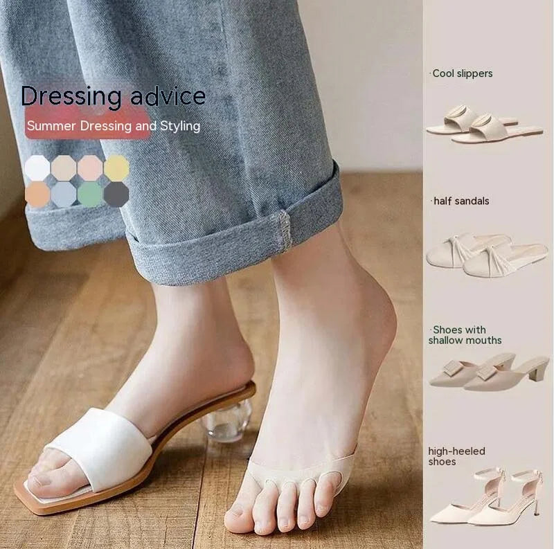 Metatarsal Pads Forefoot Pad Sponge Heel Cushion for Feet Pain Relief Women Shoe Inserts Inner Soles Foot Care Products Socks