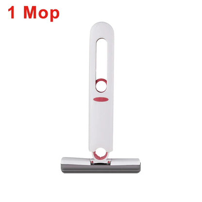 Portable Mini Mop Foldable Household Cleaning Mop Hands-free Washing for Cleaning Floor Office Window Car Cleaning Tools