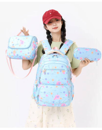 Child Girl Backpacks Primary Junior High School Bags for Girls Children Kids Bookbag Backpack 2025 Back to School Girl Schoolbag