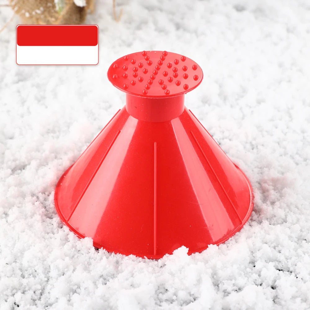 1PC Cleaning Tool Windshield Snow Remove Shovel Winter Auto Car Magic Window Windshield Auto Ice Scrape Funnel Cleaning Tool