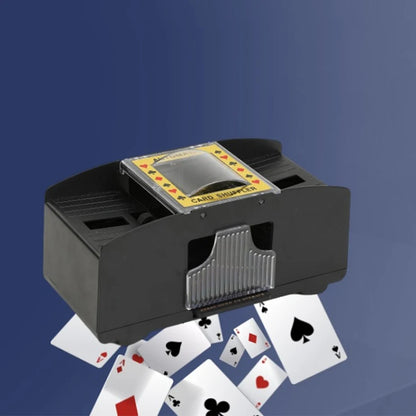 New Automatic Poker Card Shuffler Board Games Battery Operated Playing Cards Shuffle 2 Deck Automatic Hand Crank