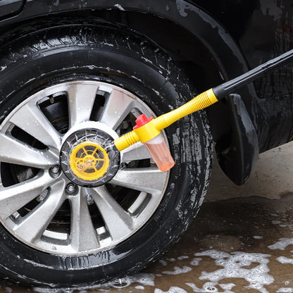 Car Detailing Auto Washer Foam Wash Brush Mop Automatic Rotating Brushes 360° Long Handle Car Wash Mop Car Washing Accessories