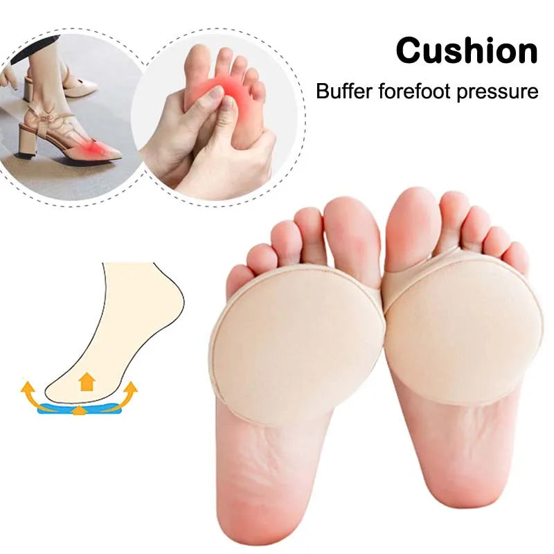 Metatarsal Pads Forefoot Pad Sponge Heel Cushion for Feet Pain Relief Women Shoe Inserts Inner Soles Foot Care Products Socks