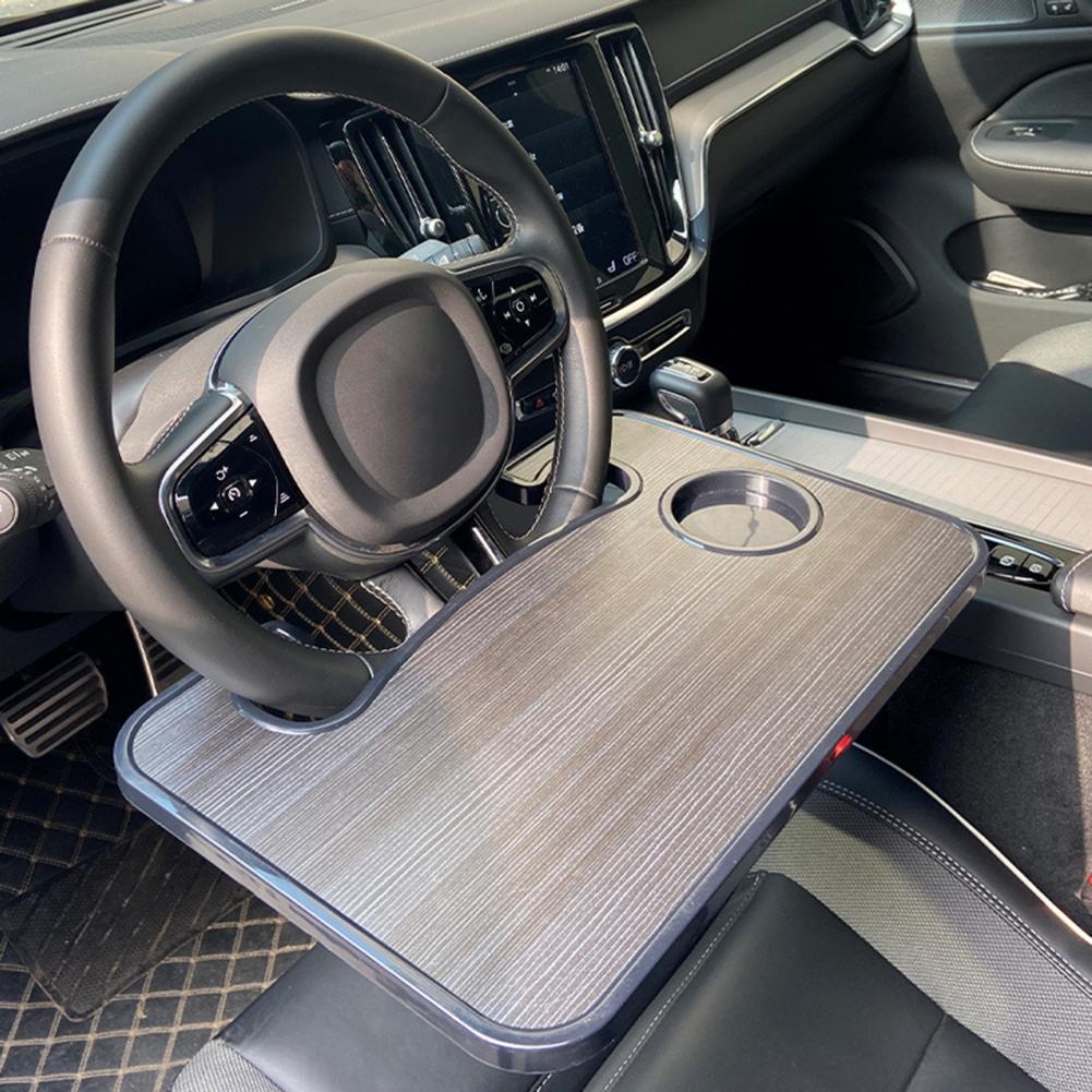 Car Steering Wheel Dining Table Car Multifunctional Dinner Plate Writing Office Computer Laptop Bracket Table Board Accessories