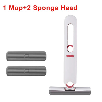 Portable Mini Mop Foldable Household Cleaning Mop Hands-free Washing for Cleaning Floor Office Window Car Cleaning Tools