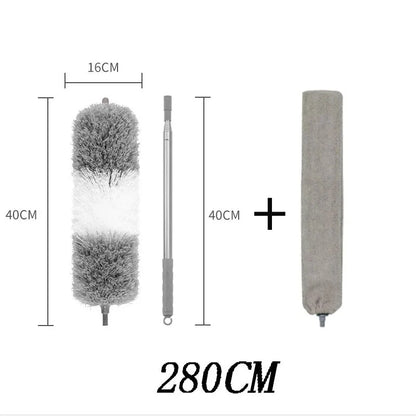 Duster Brush Household Telescopic Microfiber Gap Duster Long Handle Mop Car Furniture Cleaning Brush Household Cleaning Tool