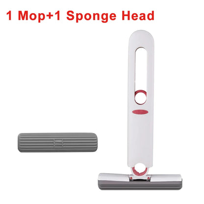 Portable Mini Mop Foldable Household Cleaning Mop Hands-free Washing for Cleaning Floor Office Window Car Cleaning Tools