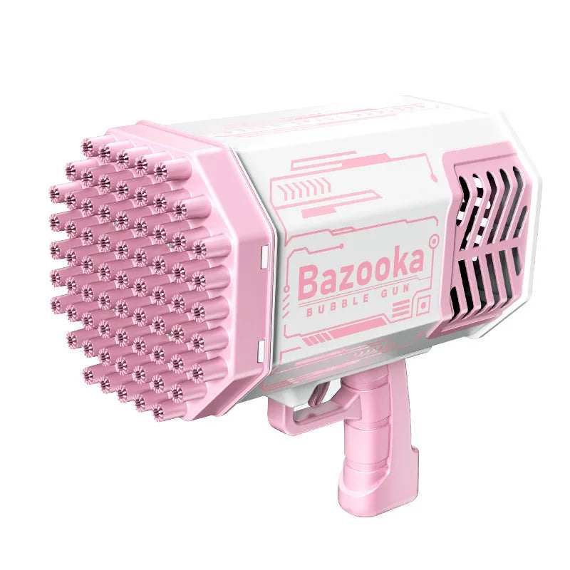 40 hole bazooka handheld portable electric bubble gun party birthday gift toy with bubble liquid