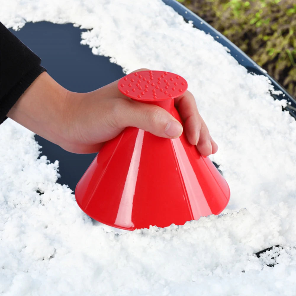 1PC Cleaning Tool Windshield Snow Remove Shovel Winter Auto Car Magic Window Windshield Auto Ice Scrape Funnel Cleaning Tool