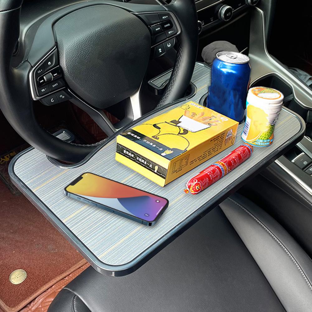 Car Steering Wheel Dining Table Car Multifunctional Dinner Plate Writing Office Computer Laptop Bracket Table Board Accessories