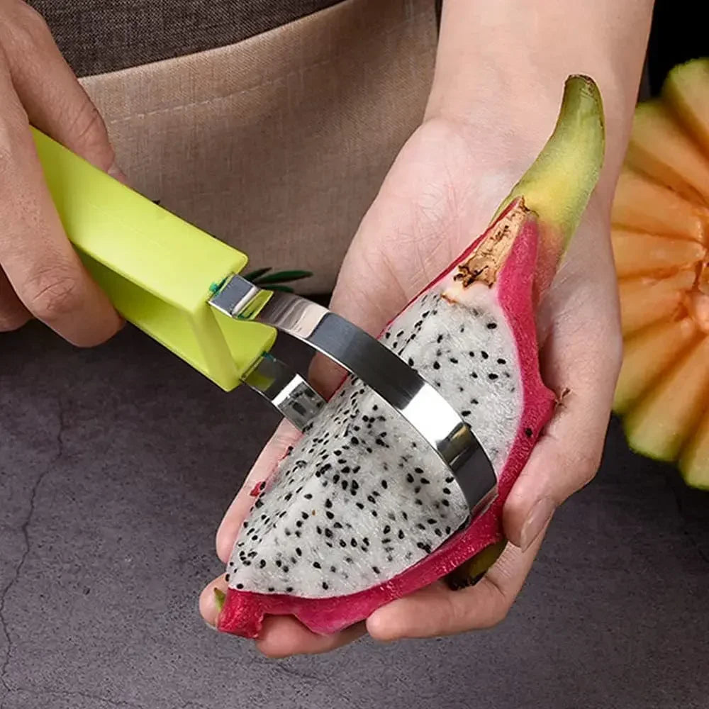 Watermelon Slicer Cutter Scoop Fruit Carving Knife Cutter Fruit Platter Fruit Dig Pulp Separator Kitchen Home Gadgets Tools