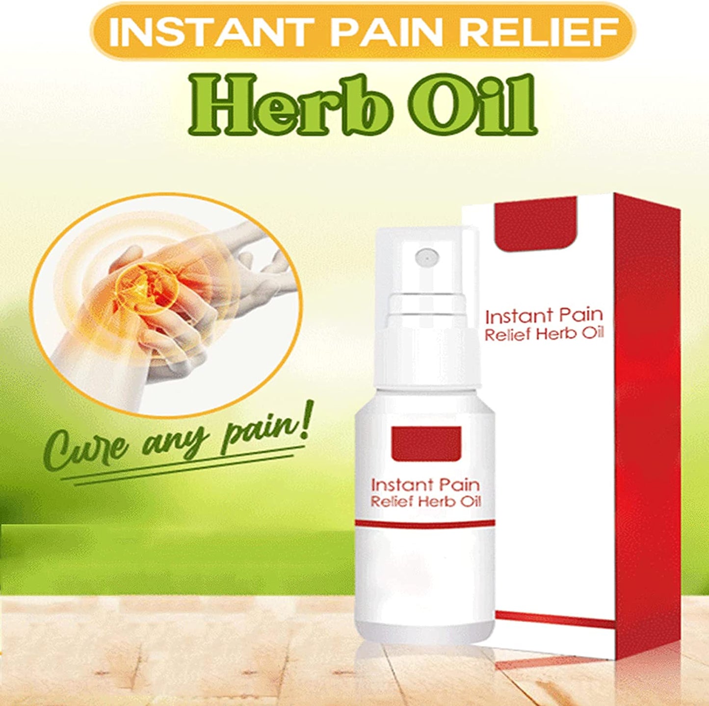 Instant Pain Relief Oil زيت فوري لتسكين الآلام